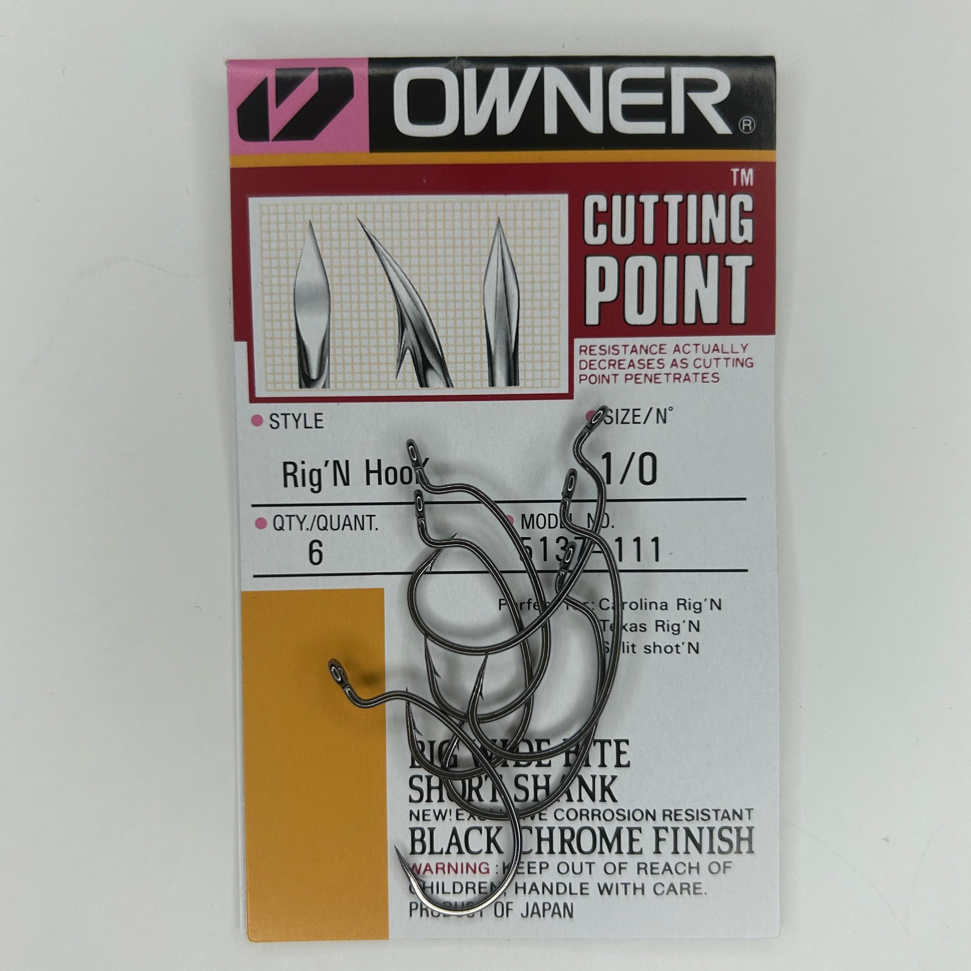 Owner Rig N Hook Haken 6 Stk.
