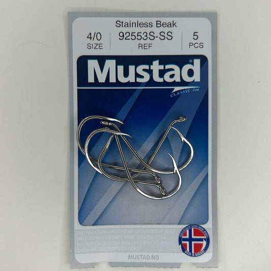 Mustad 92553S-SS Haken 5 Stk.