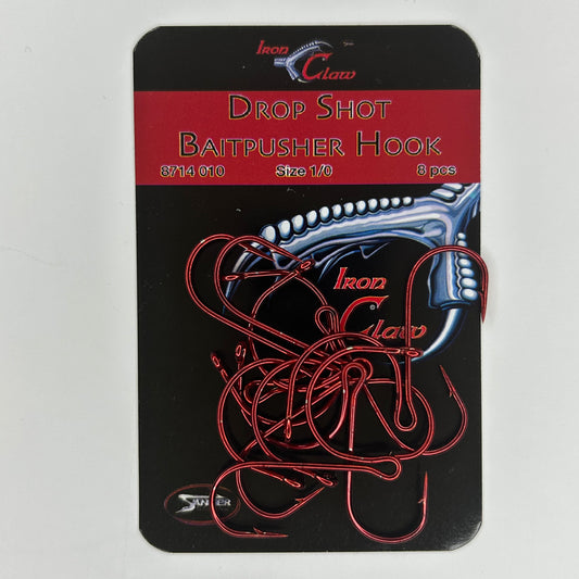 Sänger Iron Claw Drop Shot Baitpusher Haken 8 Stk.