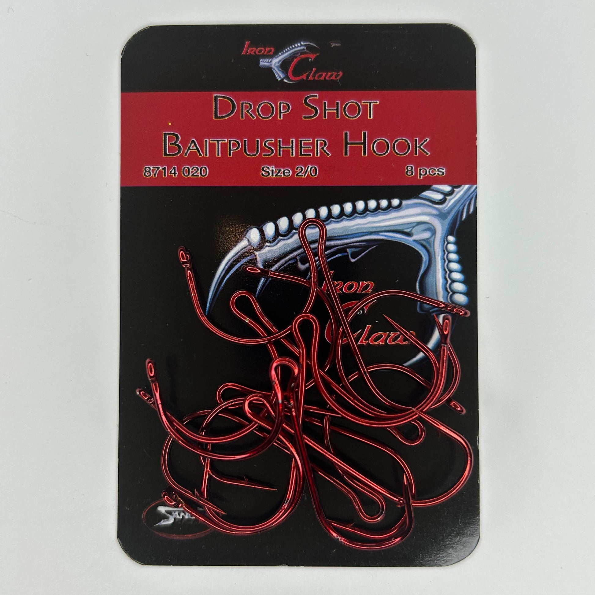 Sänger Iron Claw Drop Shot Baitpusher Haken 8 Stk.