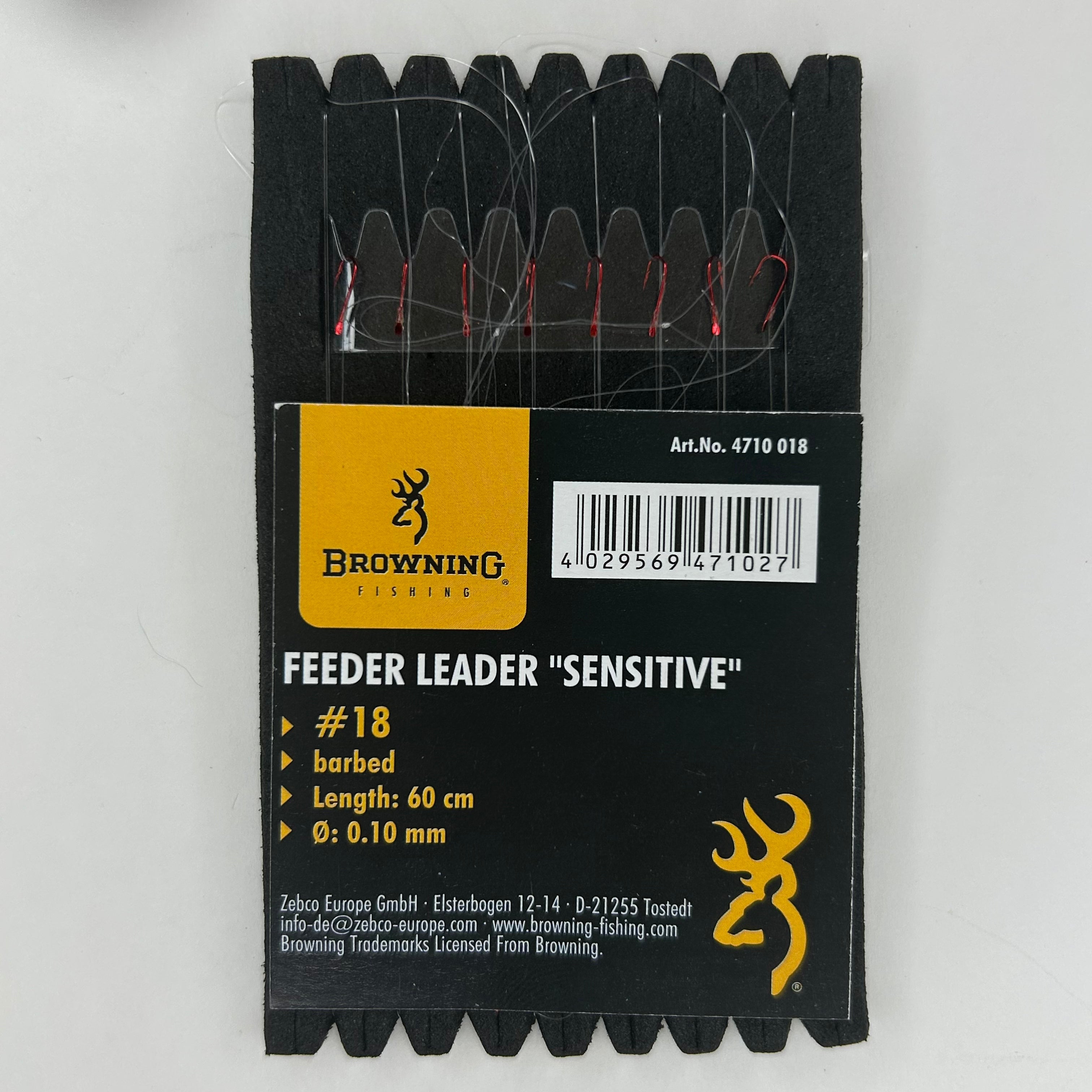 Browning Feeder Leader Sensitive Vorfach Haken 8 Stk.
