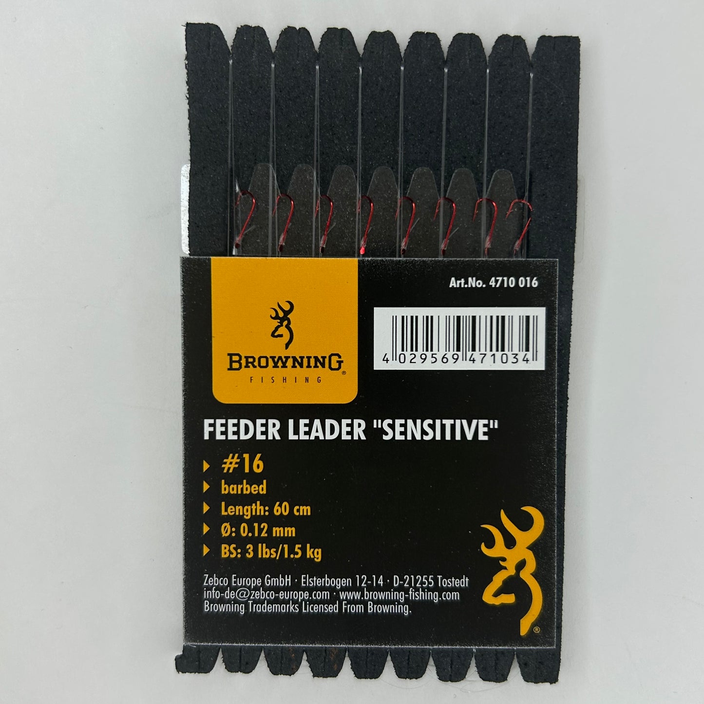 Browning Feeder Leader Sensitive Vorfach Haken 8 Stk.
