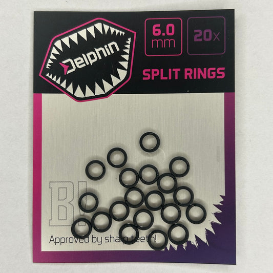 Delphin Split Ring 6mm 20 Stk.