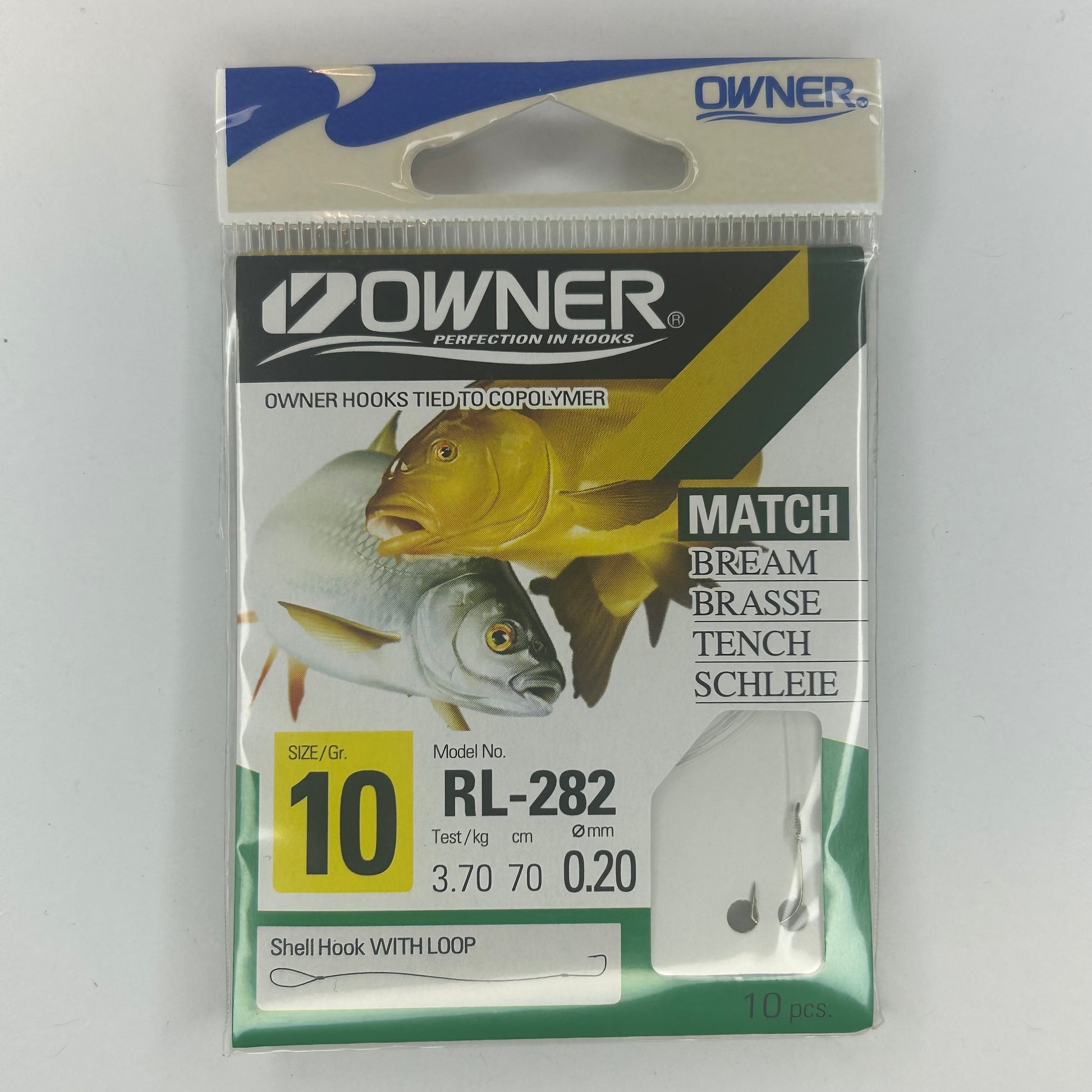 Owner Vorfach Haken Owner RL-282 Brasse / Schleie 10 Stk.