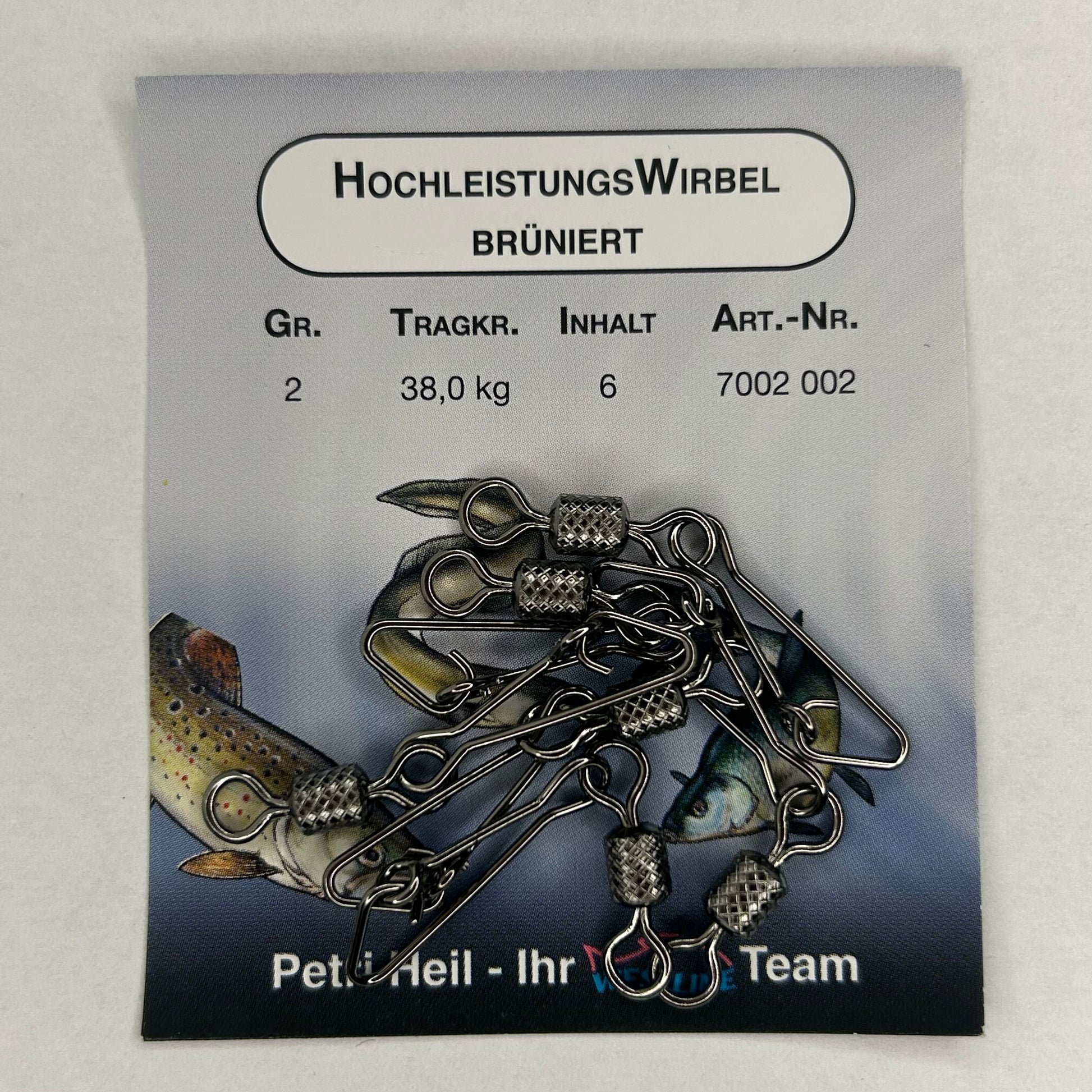 Westline Hochleistungs Wirbel Brüniert 6 Stk.