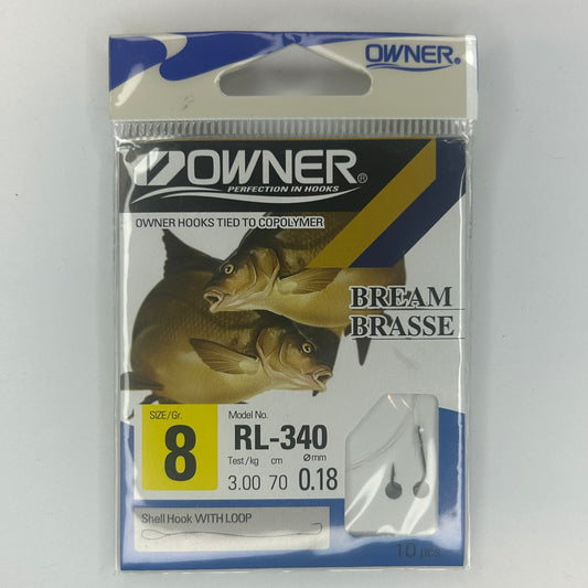 Owner Vorfach Haken Owner RL-340 Brasse 10 Stk.