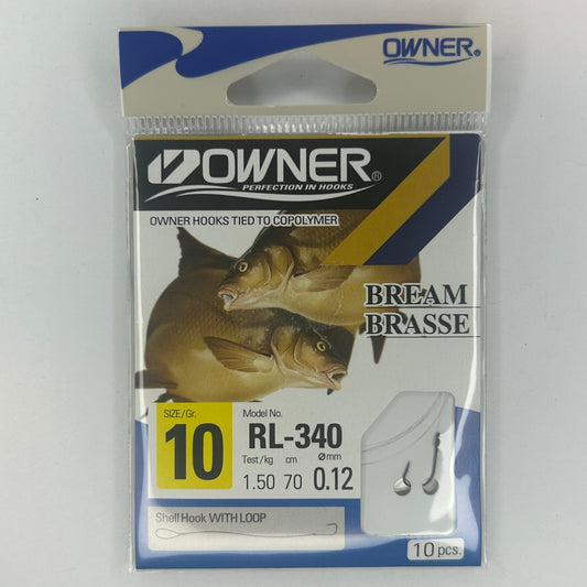 Owner Vorfach Haken Owner RL-340 Brasse 10 Stk.