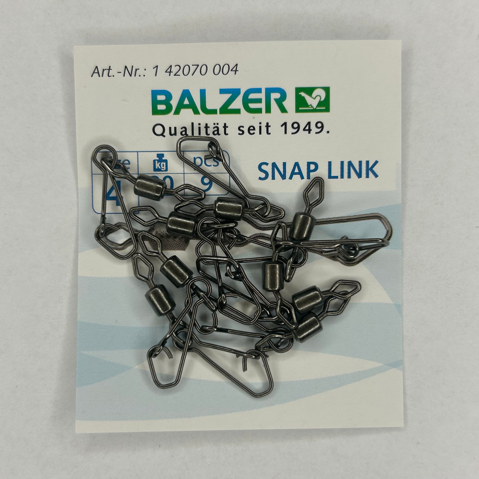 Balzer Snap Link Wirbel 9 Stk.