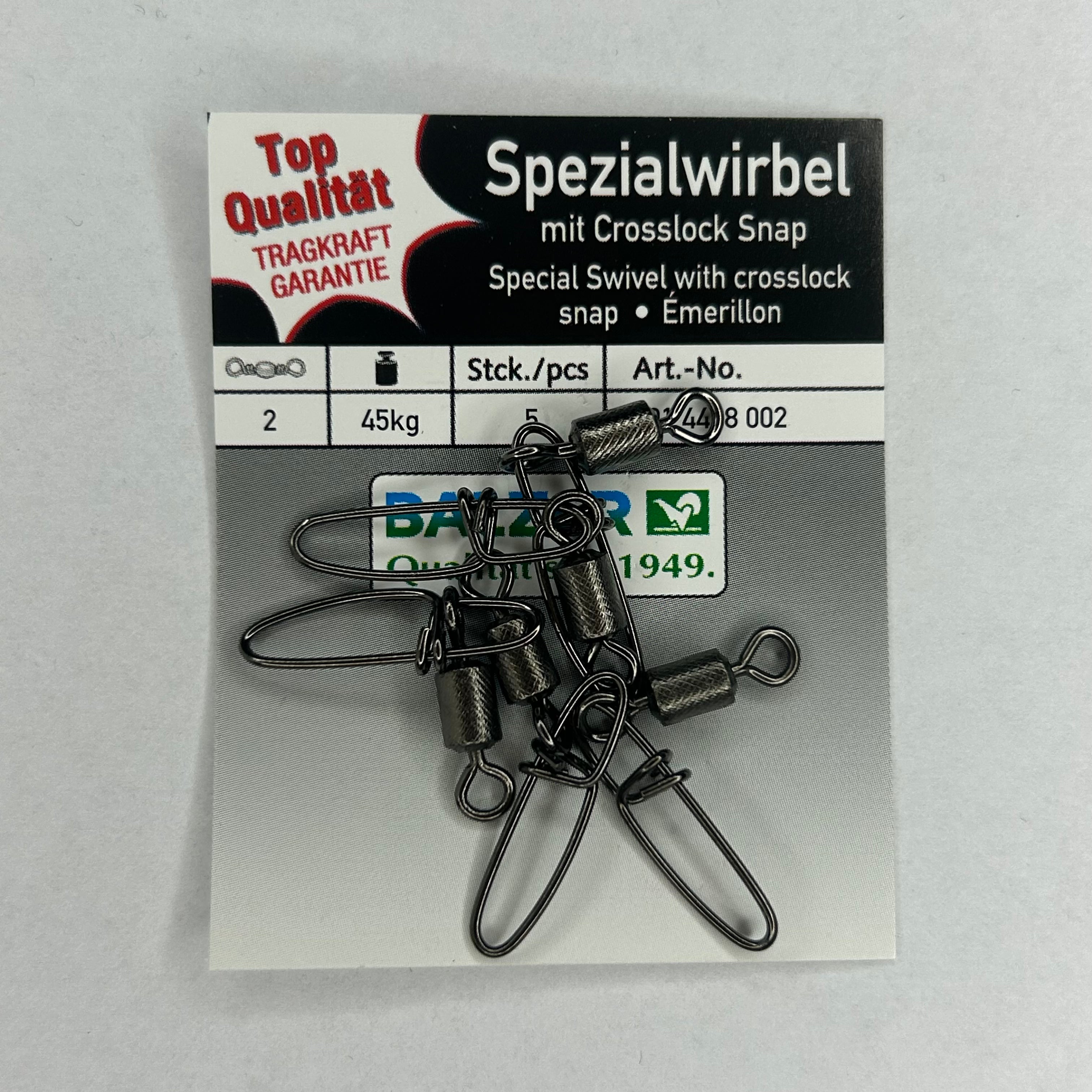 Balzer Spezial Wirbel mit Crosslock Snap 5 Stk.