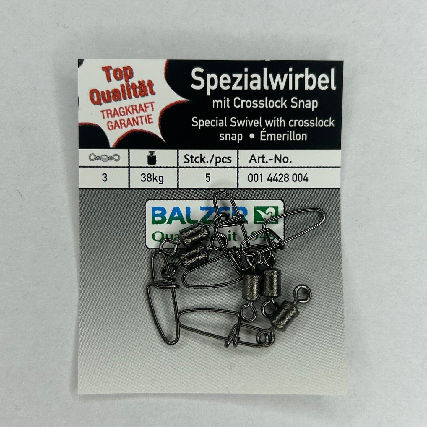 Balzer Spezial Wirbel mit Crosslock Snap 5 Stk.