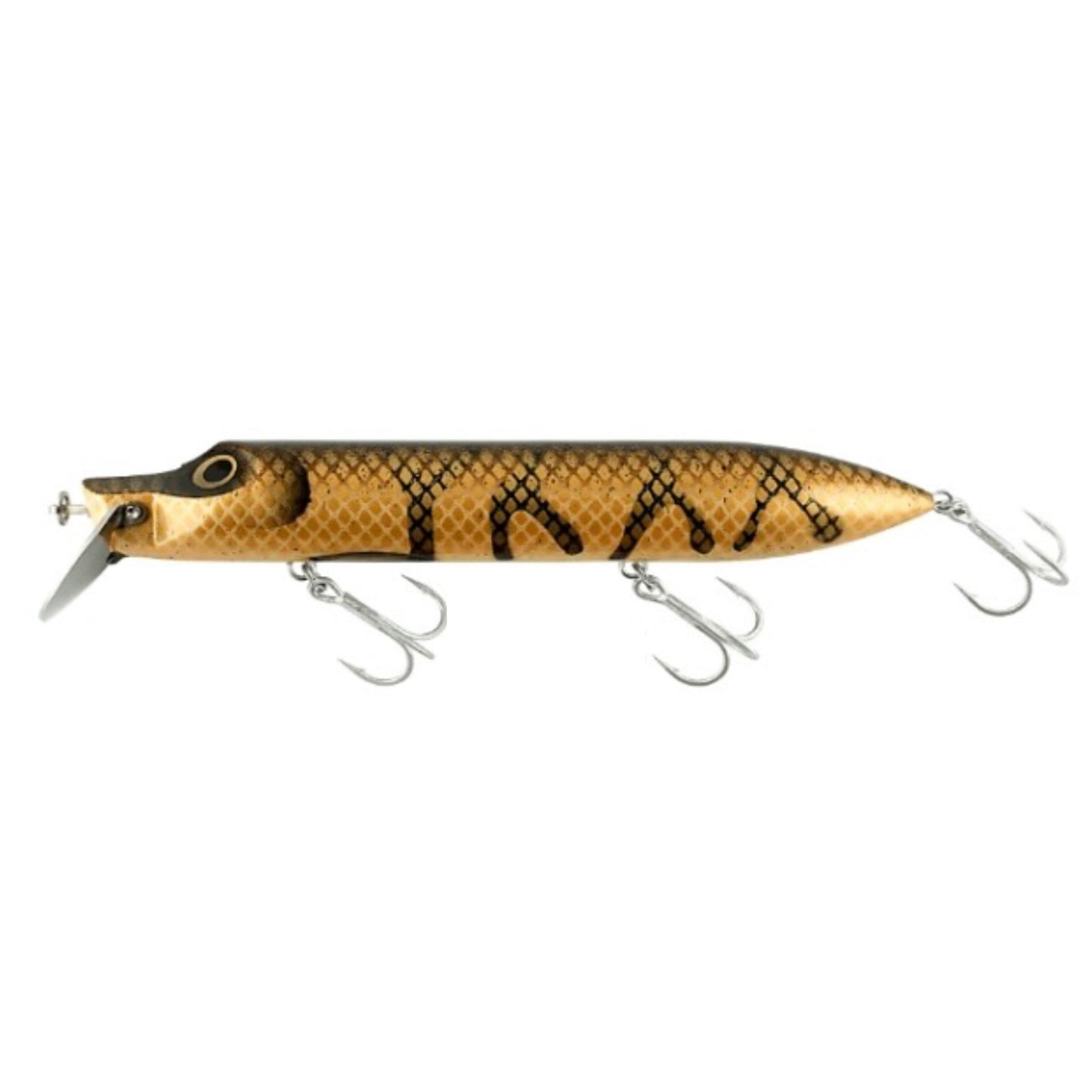 Abu Garcia Hi-Lo Wobbler / Kunstköder mit Drillingshaken eelpot 110g