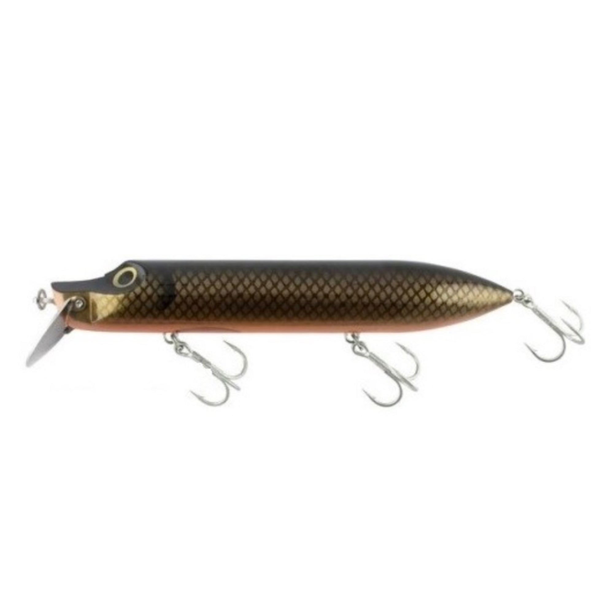 Abu Garcia Hi-Lo Wobbler / Kunstköder mit Drillingshaken golden roach 110g