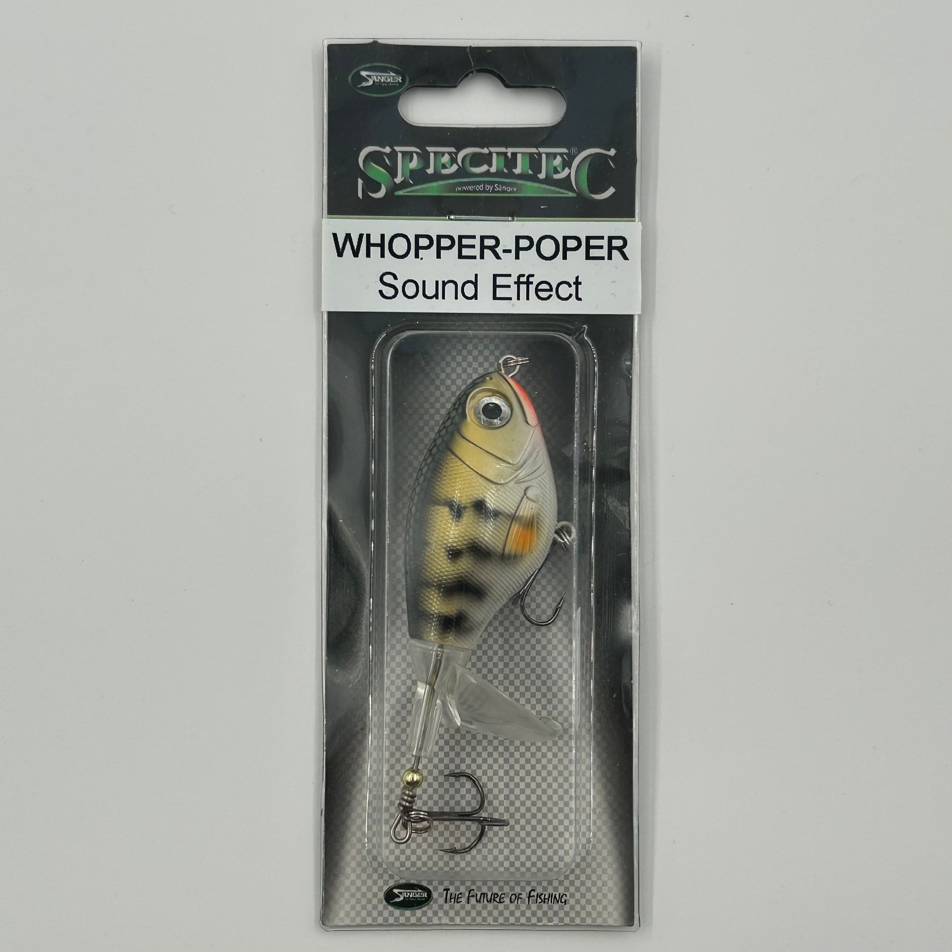 Sänger Specitec Rutenglocke Wobbler / Kunstköder mit Drillingshaken Sound Effect schwarz