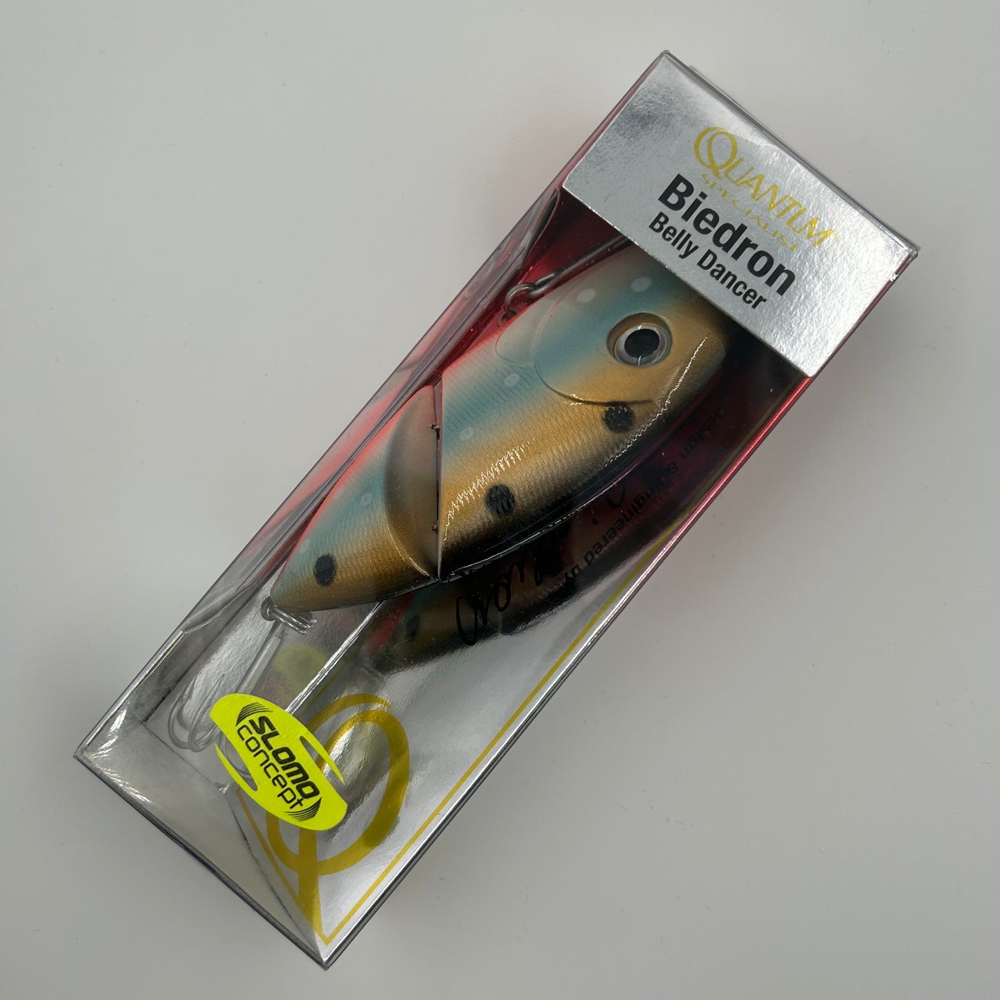 Zebco Quantum Specialist Biedron Belly Dancer Wobbler / Kunstköder mit Drillingshaken bunt 90g