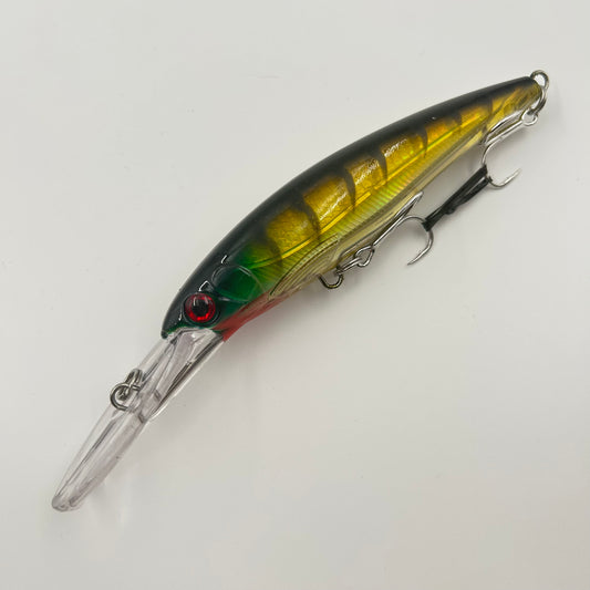 Mikado Ghost Wobbler / Kunstköder mit Drillingshaken gelb 30g