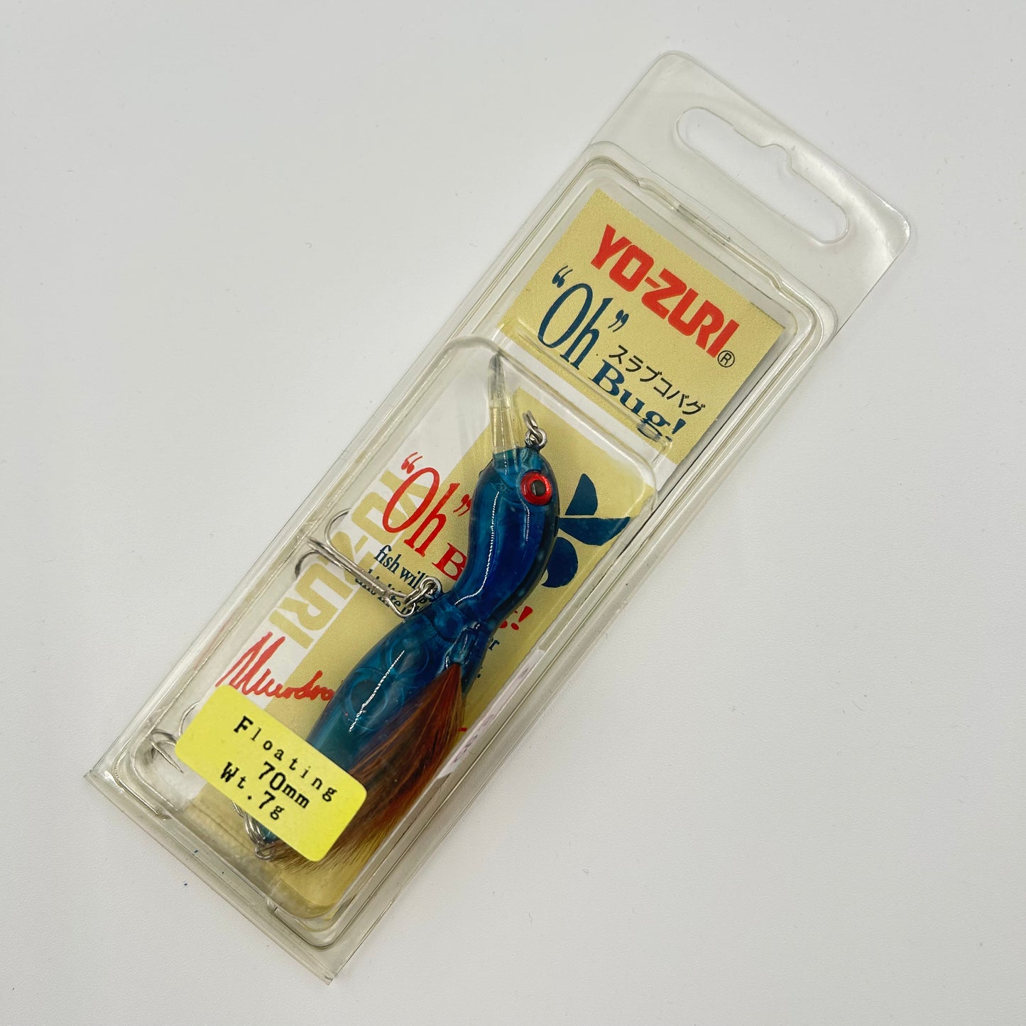 Yo-Zuri Oh Bug Wobbler / Kunstköder mit Drillingshaken 7g