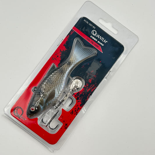 Zebco Quantum Vibba Shad Zander Wobbler / Kunstköder mit Drillingshaken 50g