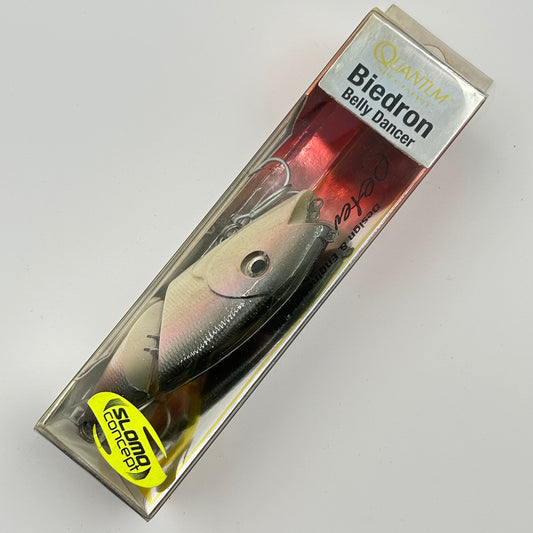 Zebco Quantum Specialist Biedron Belly Dancer Wobbler / Kunstköder mit Drillingshaken weiß 40g
